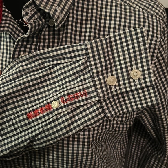 Blue Superdry Button Up - Picture 4 of 5